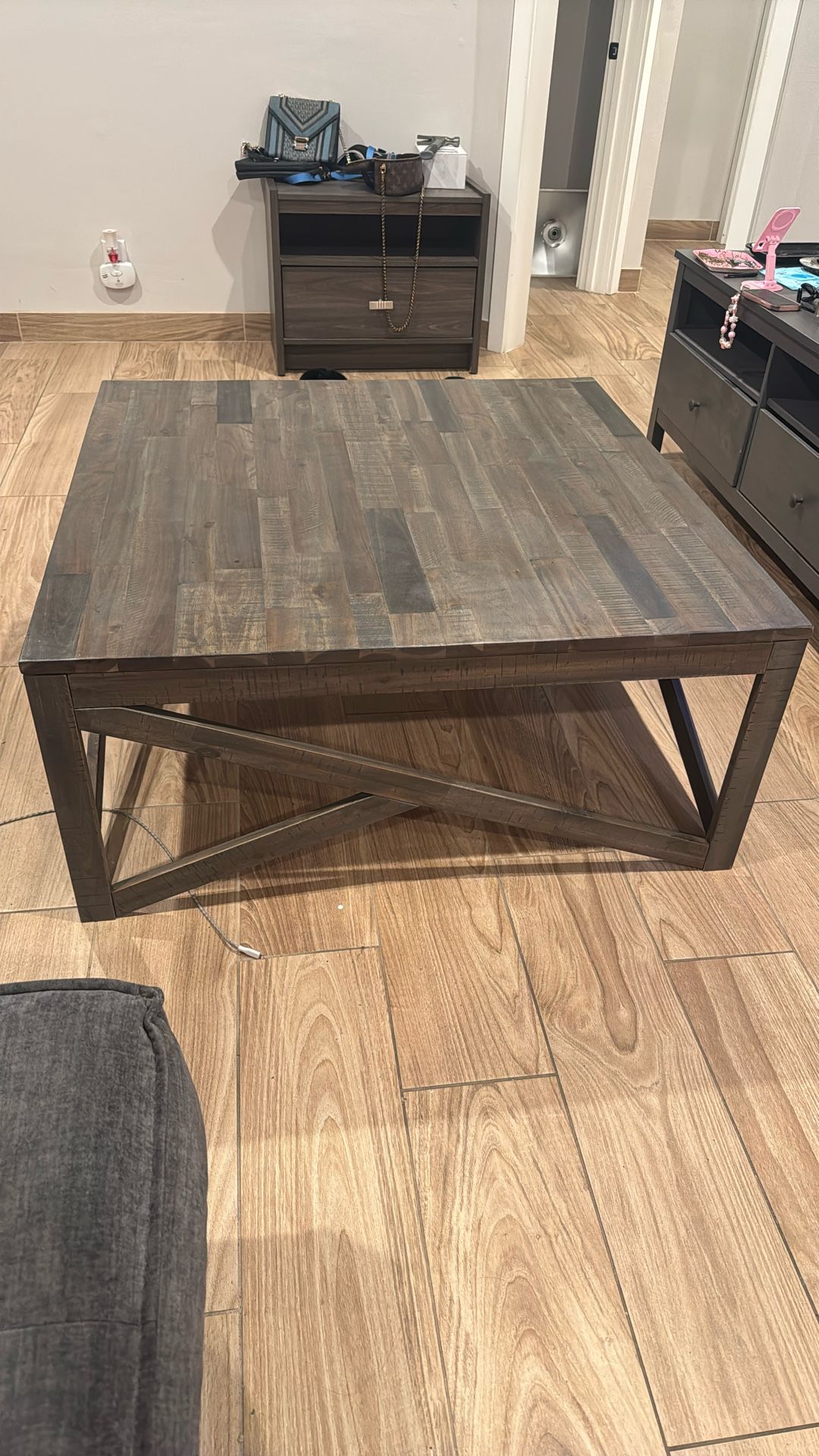 Gray Coffee Table