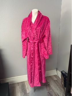 Jaclyn Smith Glamour Plush Leopard Bathrobe 1X – Like New