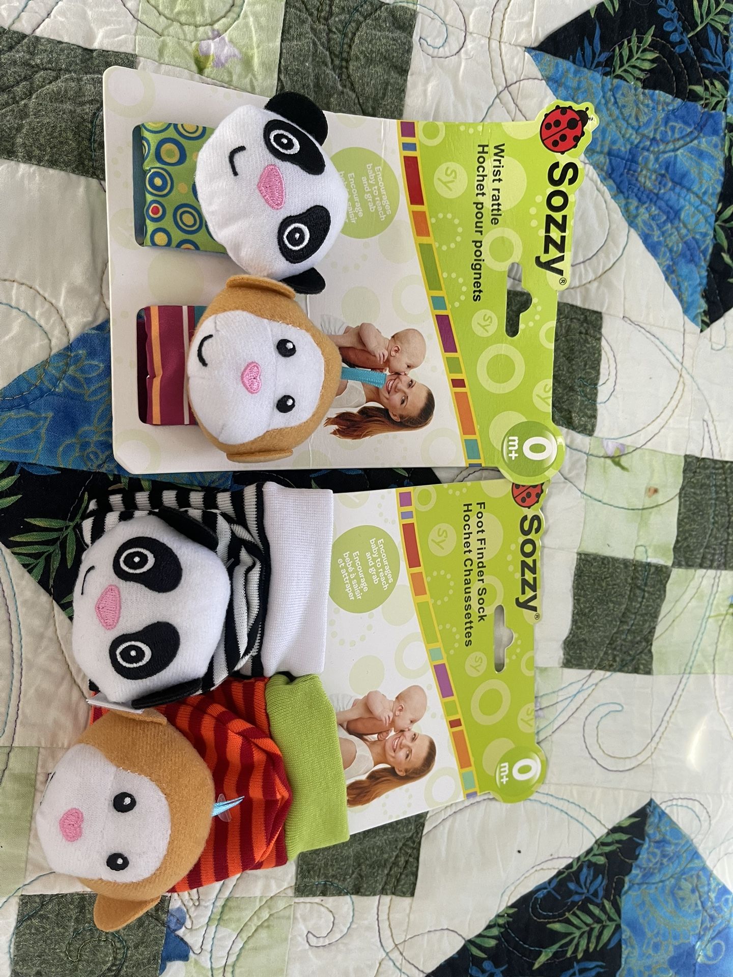 Foot Finder Socks And Wrist Rattles