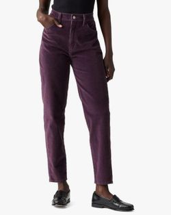 Levi’s Burgundy Corduroy High waisted jeans