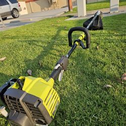 Ryobi gas weed eater straight shaft and except s attachment s
