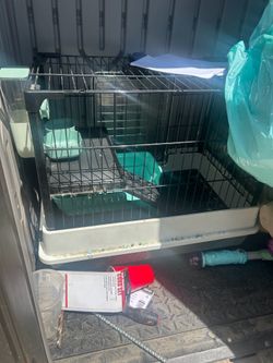 Bunny hamster cage