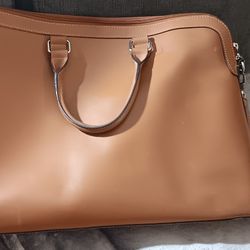 Lodis Brown Leather Computer Bag