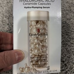 NEW ELIZABETH ARDEN HYALURONIC ACID CERAMIDE CAPSULES SET OF 7 $6!!