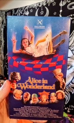 Alice in wonderland live action VHS