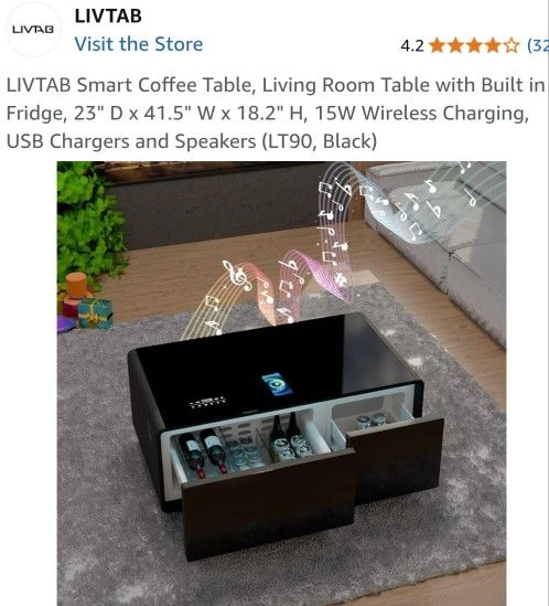 Livtab Smart Coffee Table-