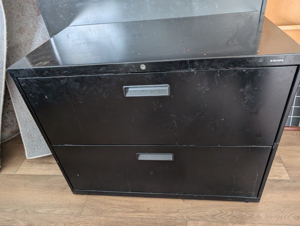 2 Drawer HON Metal Filing Cabinet