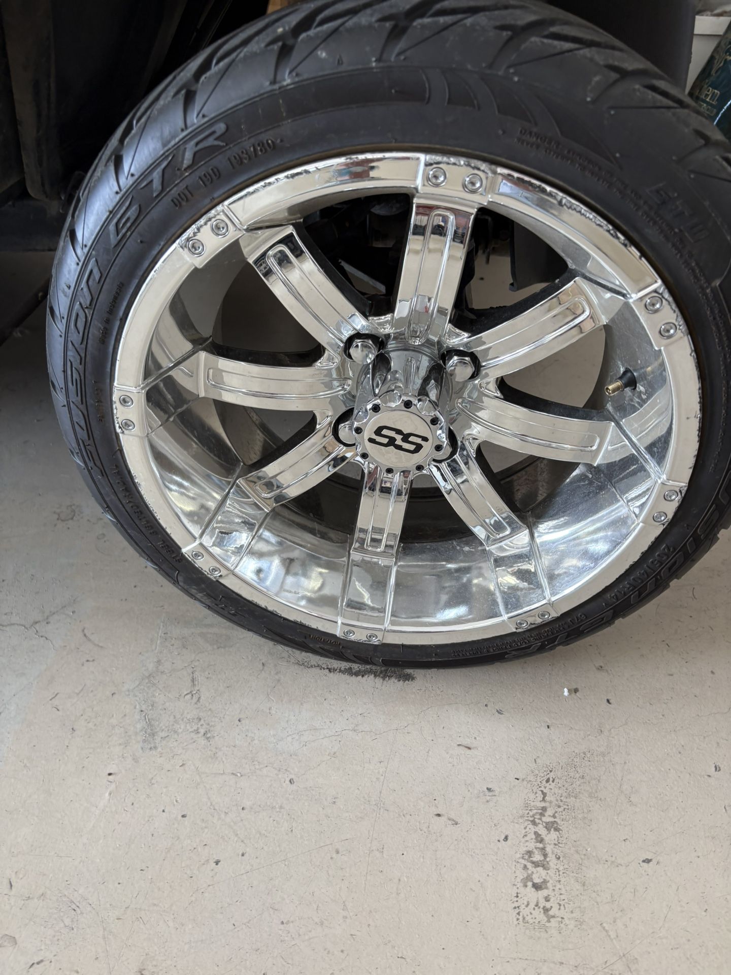 Four 14” Rims And tires For Golf Cart for Sale in Phoenix, AZ - OfferUp
