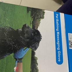 Pet Bathing Massage Glove 