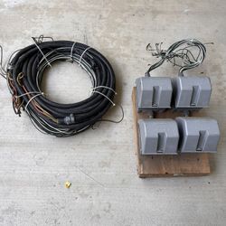 8 GFCI Wired Outlets  Used For Temporary Power Pole  37’ FT  8/4Wire  