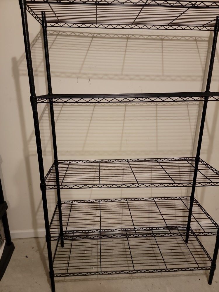 5 Shelf Metal Wired Rack