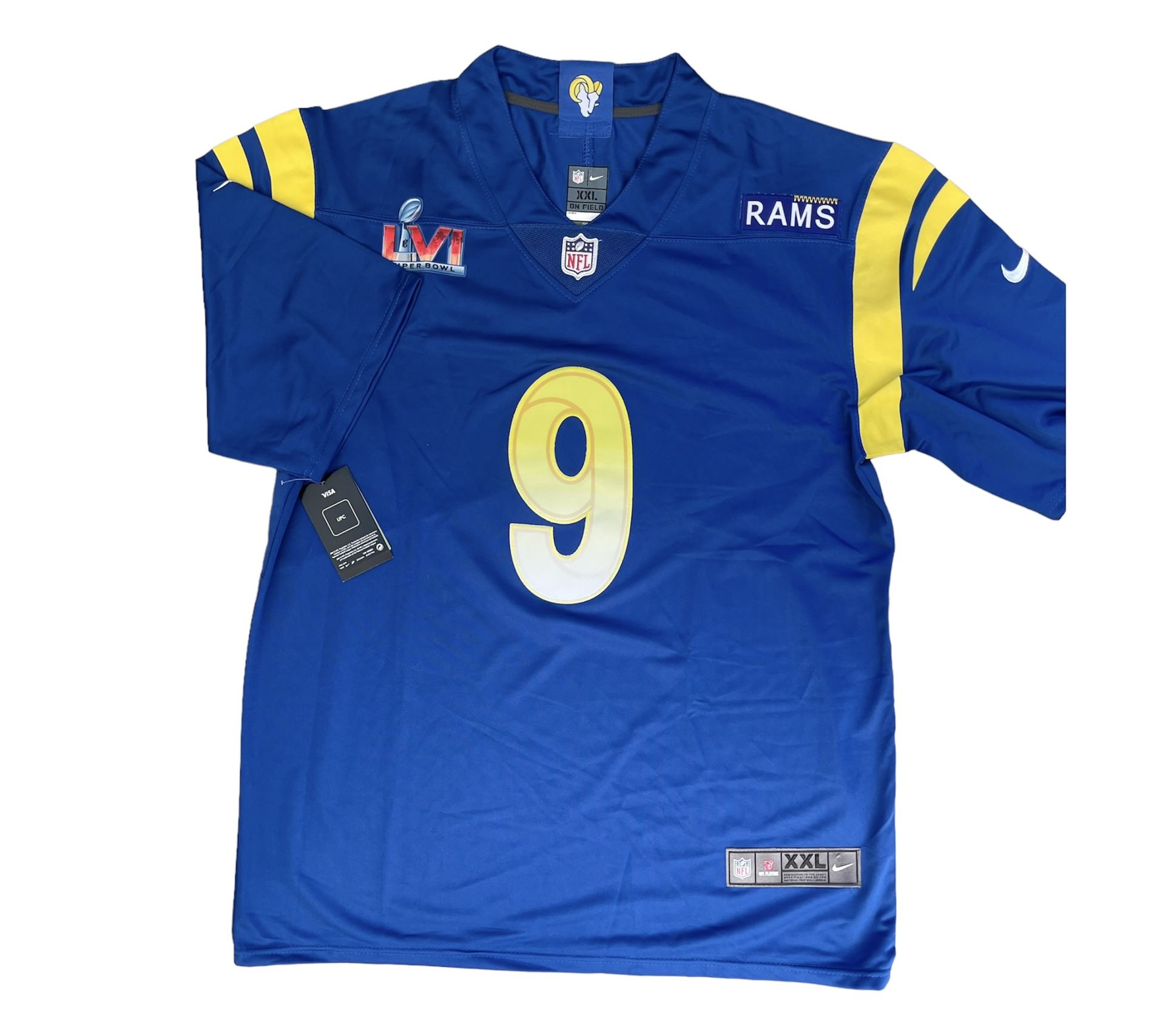 NFL Football Jersey Rams #9 Stafford New XXL New