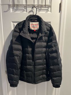 Hunter Men's Classic Puffer Black Jacket. Size XL