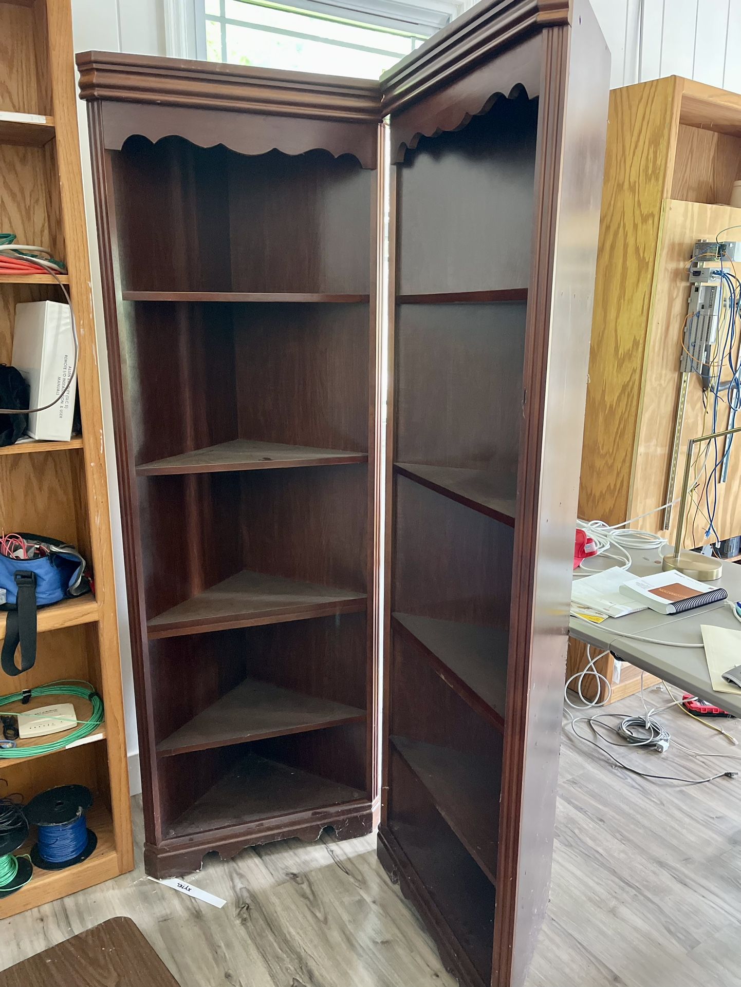 Two Corner Shelves