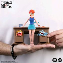 Mondo Collectibles The Real Ghostbusters Janine with Desk 1/12 Scale Figure