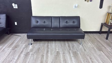 Leather futon