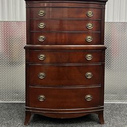 Bert Lansman & Son Cherry Wood Tall Dresser FREE DELIVERY