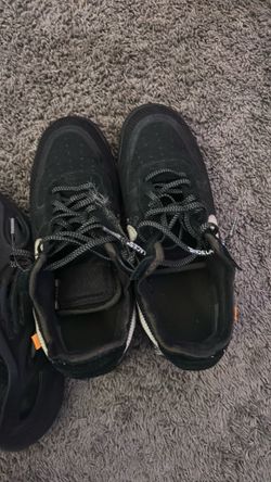 Foam runners and off white shoes!