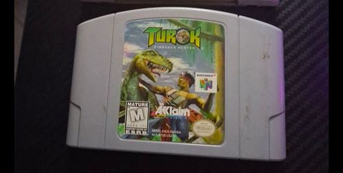 Nintendo 64 Turok dinosaur hunter