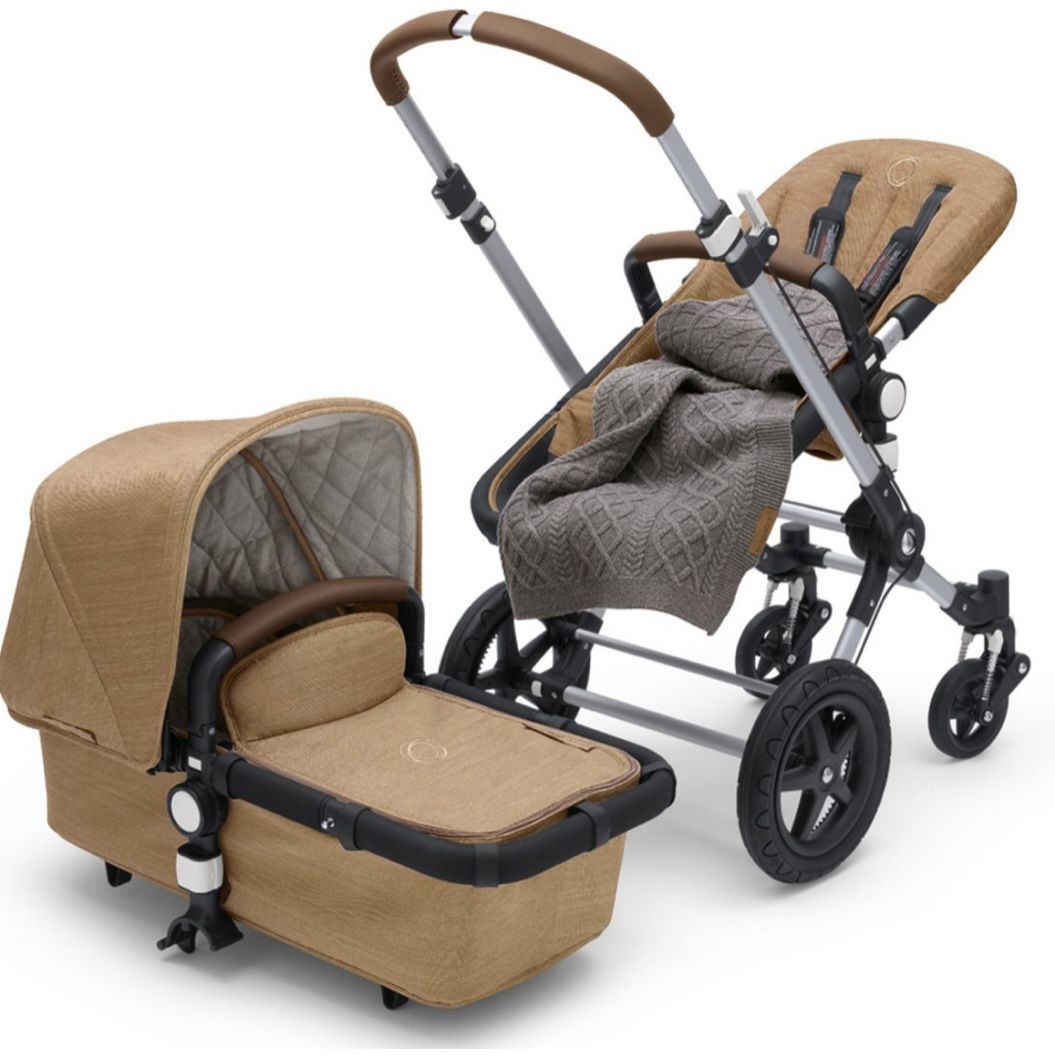 bugaboo cameleon 3 bassinet and stroller cream color