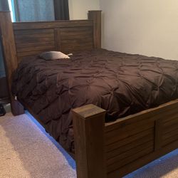 Bed Frame, Drawer And Shoe Stand