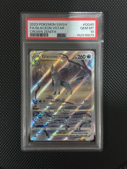 Crown Zenith Glaceon Vstar PSA 10