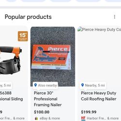 Pierce Nail Gun 