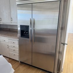 Built In Kitchen Aid Refrig. 48 Inches Wide