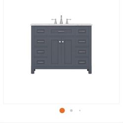 Gray ALYA BATH Norwalk Bathroom Sink