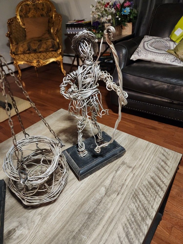 Wire Asian Statue Over 45 Years I Own