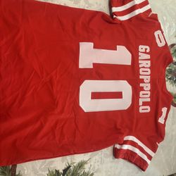 Jimmy Garoppolo 49ers Nike On-Field Style Jersey #10 – Size XXL – Clean
