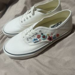 Vans Groovy Floral Marshmallow Size Men’s 6.5 Women’s 8