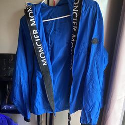 MONCLER Blue Junichi Rain Jacket