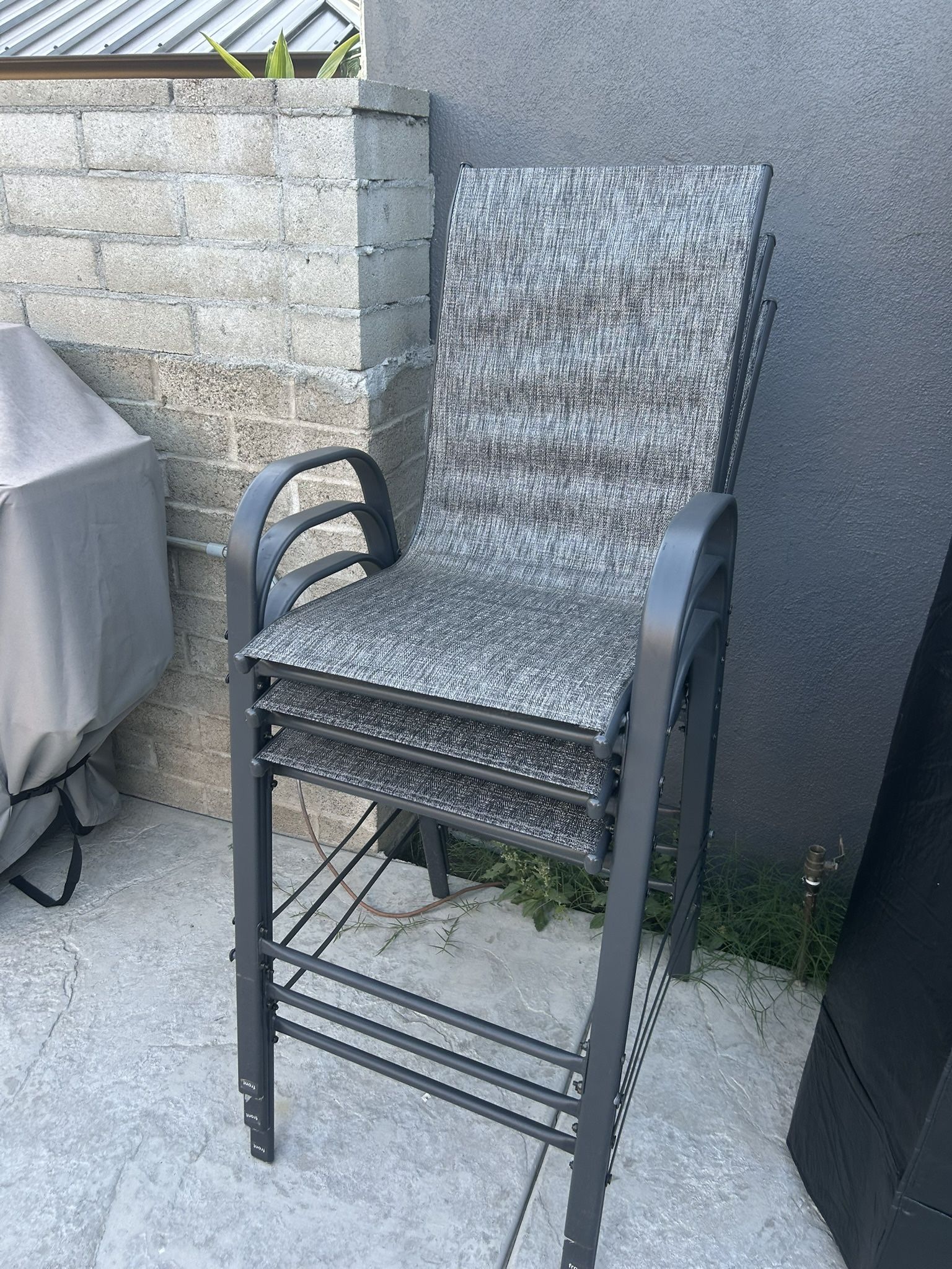 3 Patio Chairs