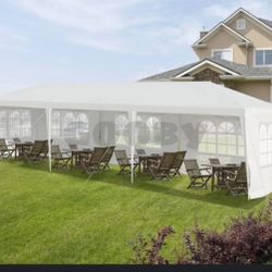 10 ft. x 30 ft. Outdoor Party Wedding 5 Sidewall Tent Canopy Gazebo