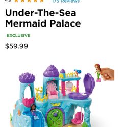 Lakeshore Mermaid Kingdom Dollhouse 