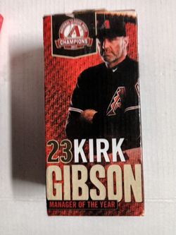 Kirk Gibson Arizona Diamondbacks manager of the year bobblehead