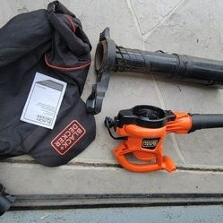 Black And Decker 3 In 1 Leaf Blower And Mulcher