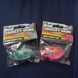 Squeeze-saurs squishes