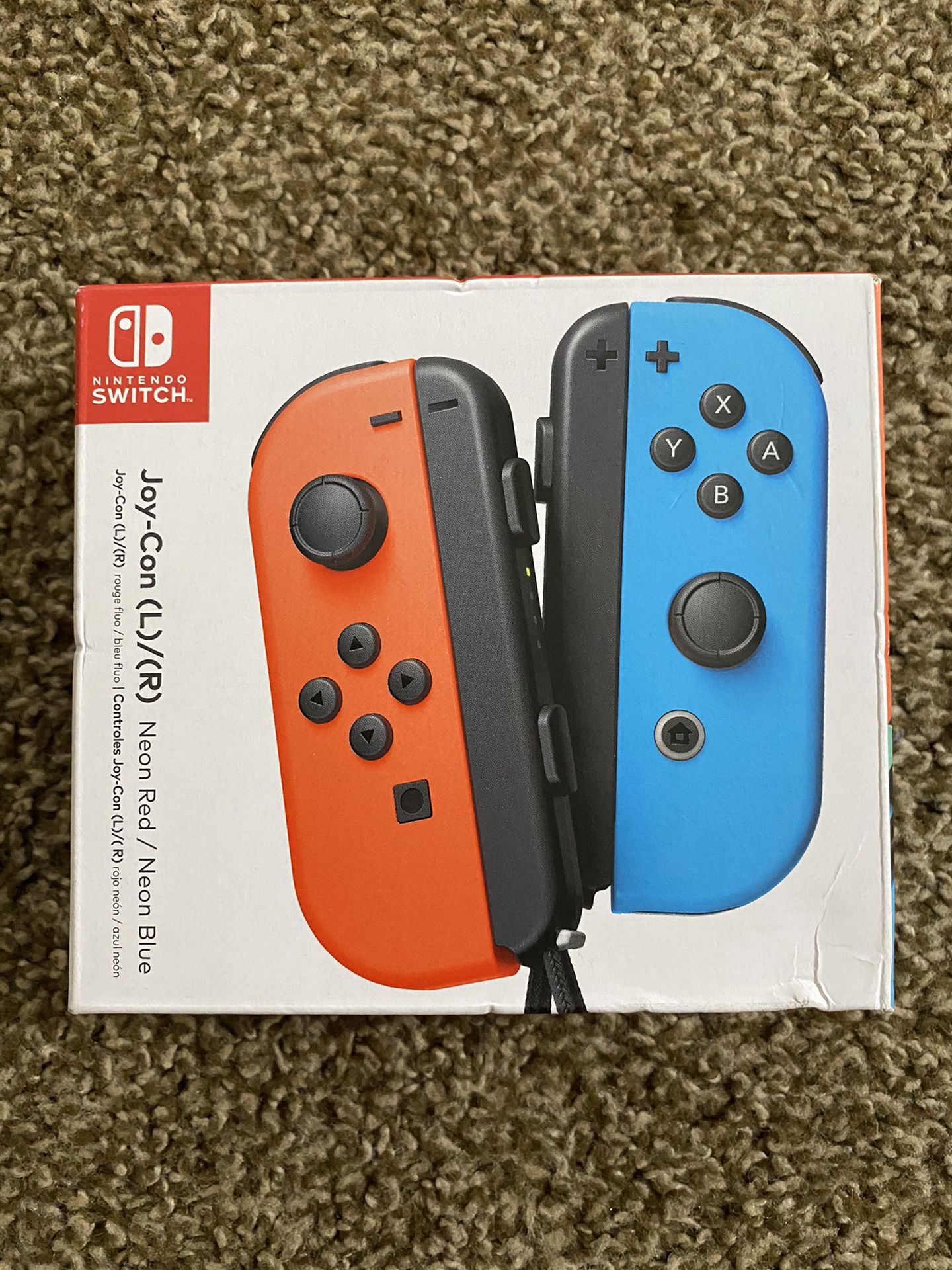 Nintendo Switch Joy-Con Neon Red / Blue