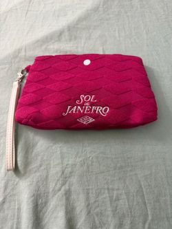 Sol de Janeiro Makeup Bag Pink Cosmetics Pouch Limited Edition New