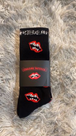 Chrome Hearts Black Crew Socks