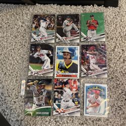 Sleeved Baseball Cards