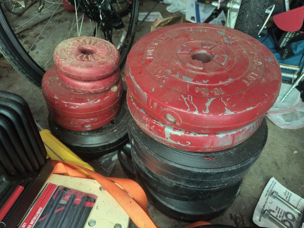 Standard Plastic Weights - 189lb