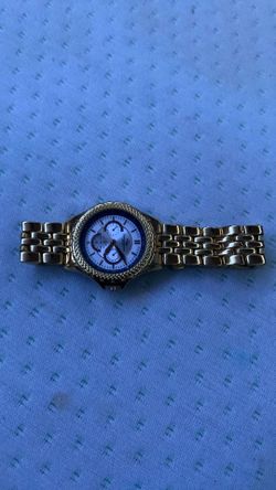 Gold Quartz Watch