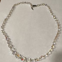 Vintage Crystal Necklace 