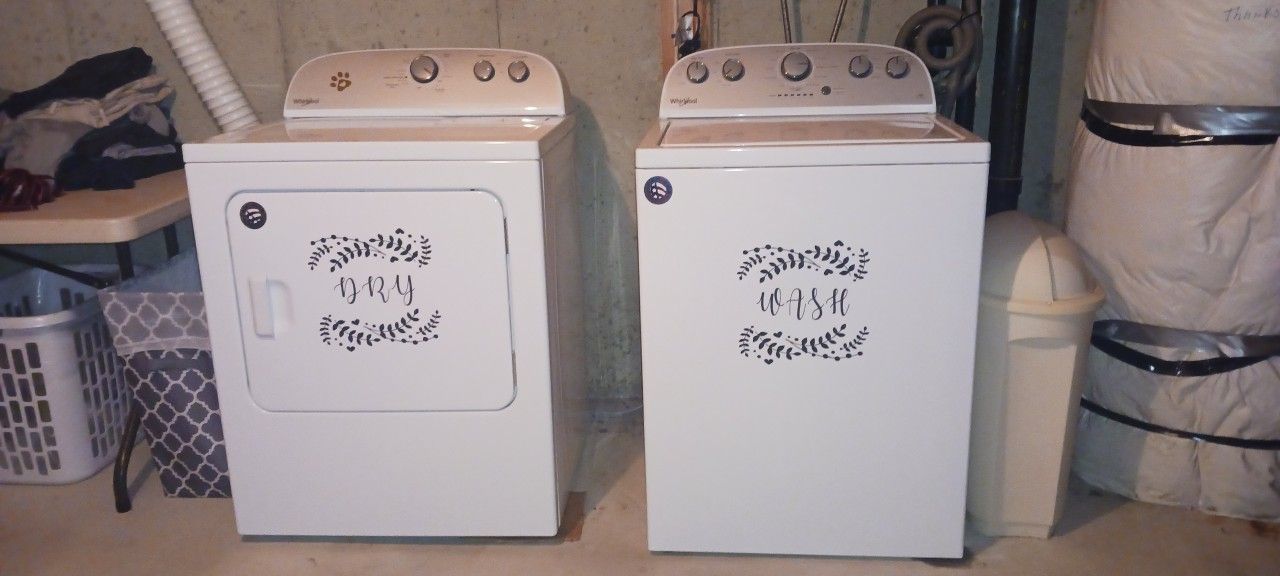 Whirlpool Washer And Dryer