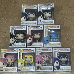 Funko Pop! Fairy Tail 2020 Collection With 9 Different Characters