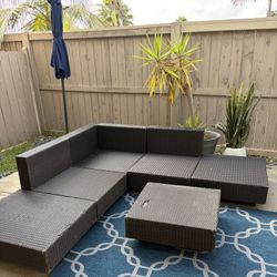 FREE Wicker Rattan 6 Piece Set