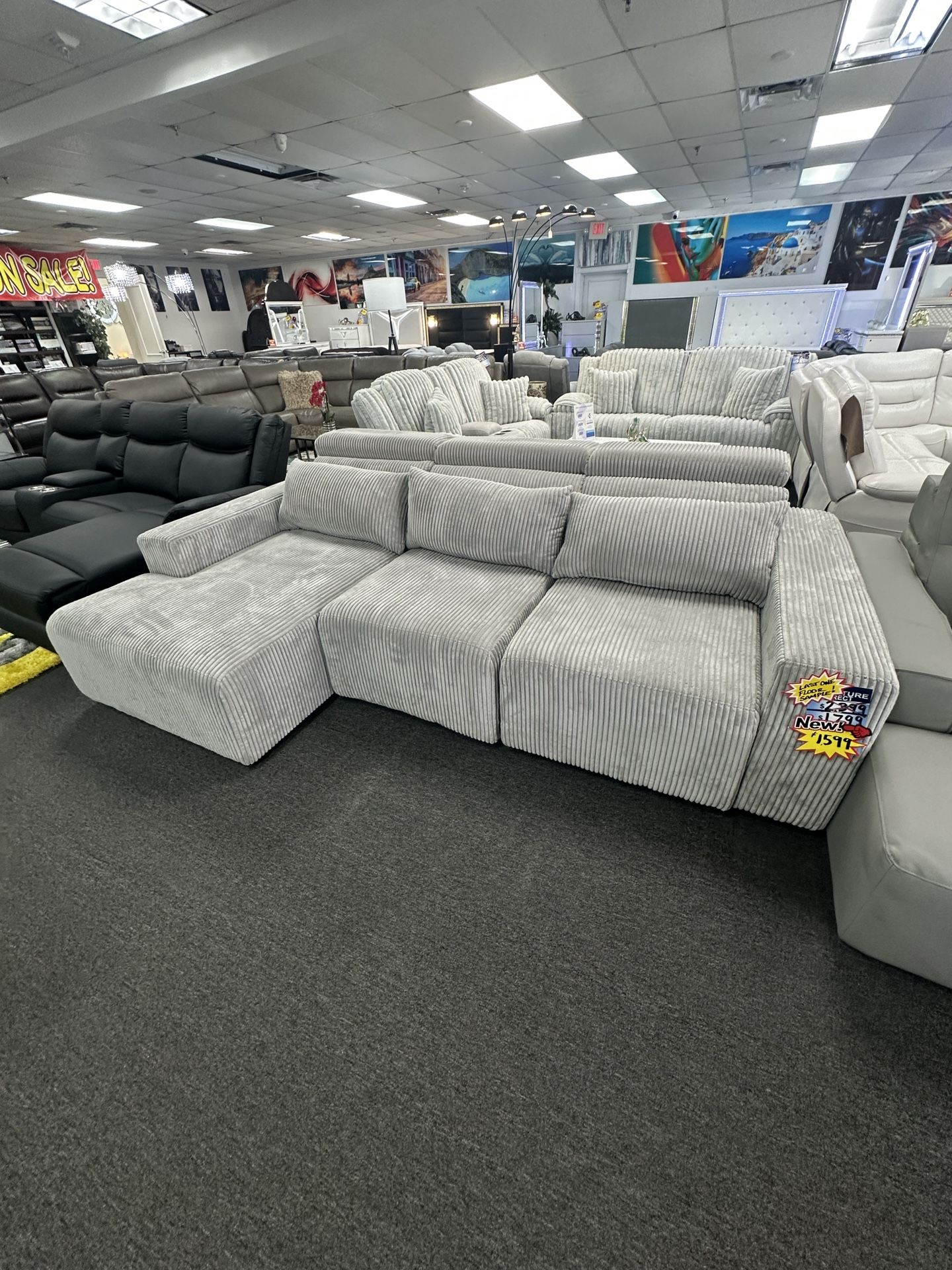 🎊BLOWOUT SALE!! Power Sleeper Lounger Sectional !!